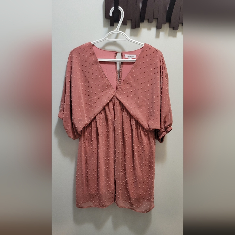 Chiffon, Empire Waist Tunic Blouse